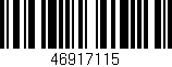 Código de barras (EAN, GTIN, SKU, ISBN): '46917115'