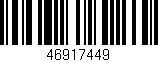 Código de barras (EAN, GTIN, SKU, ISBN): '46917449'