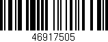 Código de barras (EAN, GTIN, SKU, ISBN): '46917505'