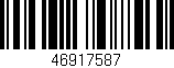 Código de barras (EAN, GTIN, SKU, ISBN): '46917587'
