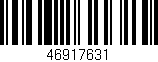 Código de barras (EAN, GTIN, SKU, ISBN): '46917631'