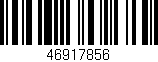 Código de barras (EAN, GTIN, SKU, ISBN): '46917856'
