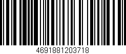 Código de barras (EAN, GTIN, SKU, ISBN): '4691881203718'