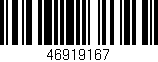 Código de barras (EAN, GTIN, SKU, ISBN): '46919167'