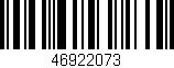 Código de barras (EAN, GTIN, SKU, ISBN): '46922073'