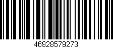 Código de barras (EAN, GTIN, SKU, ISBN): '46928579273'