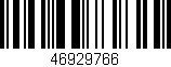 Código de barras (EAN, GTIN, SKU, ISBN): '46929766'