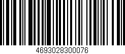 Código de barras (EAN, GTIN, SKU, ISBN): '4693028300076'