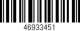 Código de barras (EAN, GTIN, SKU, ISBN): '46933451'