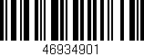 Código de barras (EAN, GTIN, SKU, ISBN): '46934901'