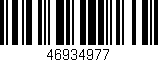 Código de barras (EAN, GTIN, SKU, ISBN): '46934977'