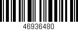 Código de barras (EAN, GTIN, SKU, ISBN): '46936480'
