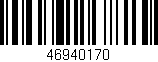 Código de barras (EAN, GTIN, SKU, ISBN): '46940170'