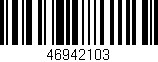 Código de barras (EAN, GTIN, SKU, ISBN): '46942103'