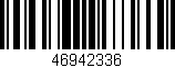 Código de barras (EAN, GTIN, SKU, ISBN): '46942336'