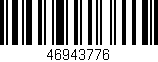 Código de barras (EAN, GTIN, SKU, ISBN): '46943776'