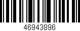 Código de barras (EAN, GTIN, SKU, ISBN): '46943896'