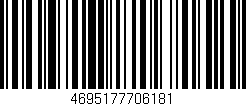 Código de barras (EAN, GTIN, SKU, ISBN): '4695177706181'