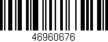 Código de barras (EAN, GTIN, SKU, ISBN): '46960676'