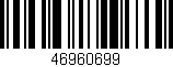 Código de barras (EAN, GTIN, SKU, ISBN): '46960699'