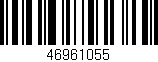 Código de barras (EAN, GTIN, SKU, ISBN): '46961055'