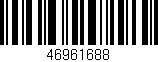 Código de barras (EAN, GTIN, SKU, ISBN): '46961688'