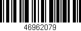 Código de barras (EAN, GTIN, SKU, ISBN): '46962079'