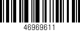 Código de barras (EAN, GTIN, SKU, ISBN): '46969611'