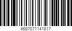 Código de barras (EAN, GTIN, SKU, ISBN): '4697071141617'