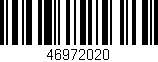Código de barras (EAN, GTIN, SKU, ISBN): '46972020'