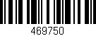 Código de barras (EAN, GTIN, SKU, ISBN): '469750'