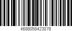 Código de barras (EAN, GTIN, SKU, ISBN): '4698058423078'