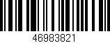 Código de barras (EAN, GTIN, SKU, ISBN): '46983821'