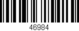 Código de barras (EAN, GTIN, SKU, ISBN): '46984'