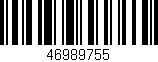 Código de barras (EAN, GTIN, SKU, ISBN): '46989755'