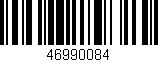 Código de barras (EAN, GTIN, SKU, ISBN): '46990084'