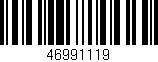 Código de barras (EAN, GTIN, SKU, ISBN): '46991119'