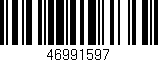 Código de barras (EAN, GTIN, SKU, ISBN): '46991597'