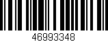 Código de barras (EAN, GTIN, SKU, ISBN): '46993348'