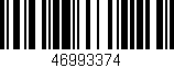 Código de barras (EAN, GTIN, SKU, ISBN): '46993374'
