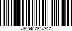 Código de barras (EAN, GTIN, SKU, ISBN): '4699407634787'