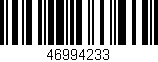 Código de barras (EAN, GTIN, SKU, ISBN): '46994233'