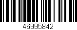 Código de barras (EAN, GTIN, SKU, ISBN): '46995842'