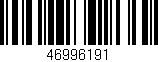 Código de barras (EAN, GTIN, SKU, ISBN): '46996191'