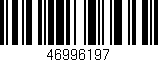 Código de barras (EAN, GTIN, SKU, ISBN): '46996197'