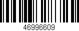 Código de barras (EAN, GTIN, SKU, ISBN): '46996609'