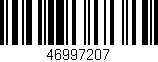 Código de barras (EAN, GTIN, SKU, ISBN): '46997207'