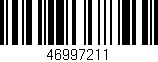 Código de barras (EAN, GTIN, SKU, ISBN): '46997211'