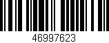 Código de barras (EAN, GTIN, SKU, ISBN): '46997623'