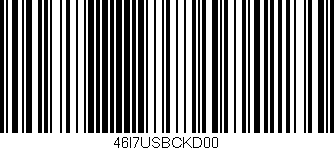 Código de barras (EAN, GTIN, SKU, ISBN): '46I7USBCKD00'